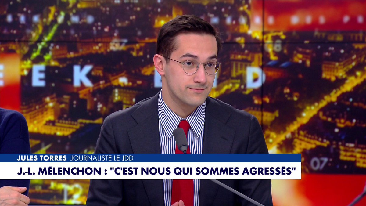 Jules Torres : «Je pourrais vous faire une heure d’émission pour vous montrer à quel point LFI est un parti violent, l'extrême-gauche tue» #HDPros2WE