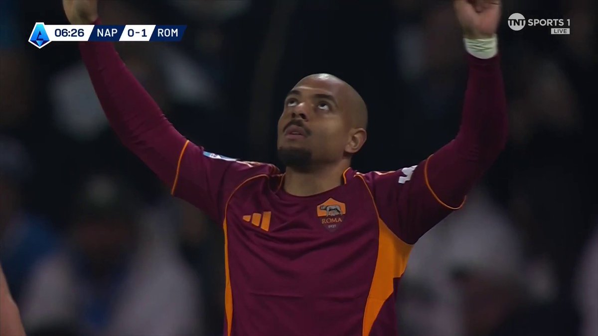 Donyell Malen silences the Maradona 🤫 Roma race free and into an early lead against Napoli! 📺 TNT Sports & discovery+ UK
