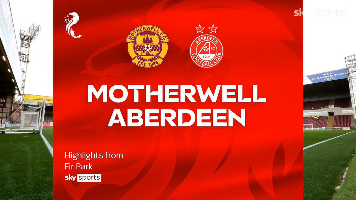 🟠 Motherwell remain unbeaten in their last 11 games at Fir Park as a 2-0 win over struggling Aberdeen leaves them seven points behind the top-three ⤵️