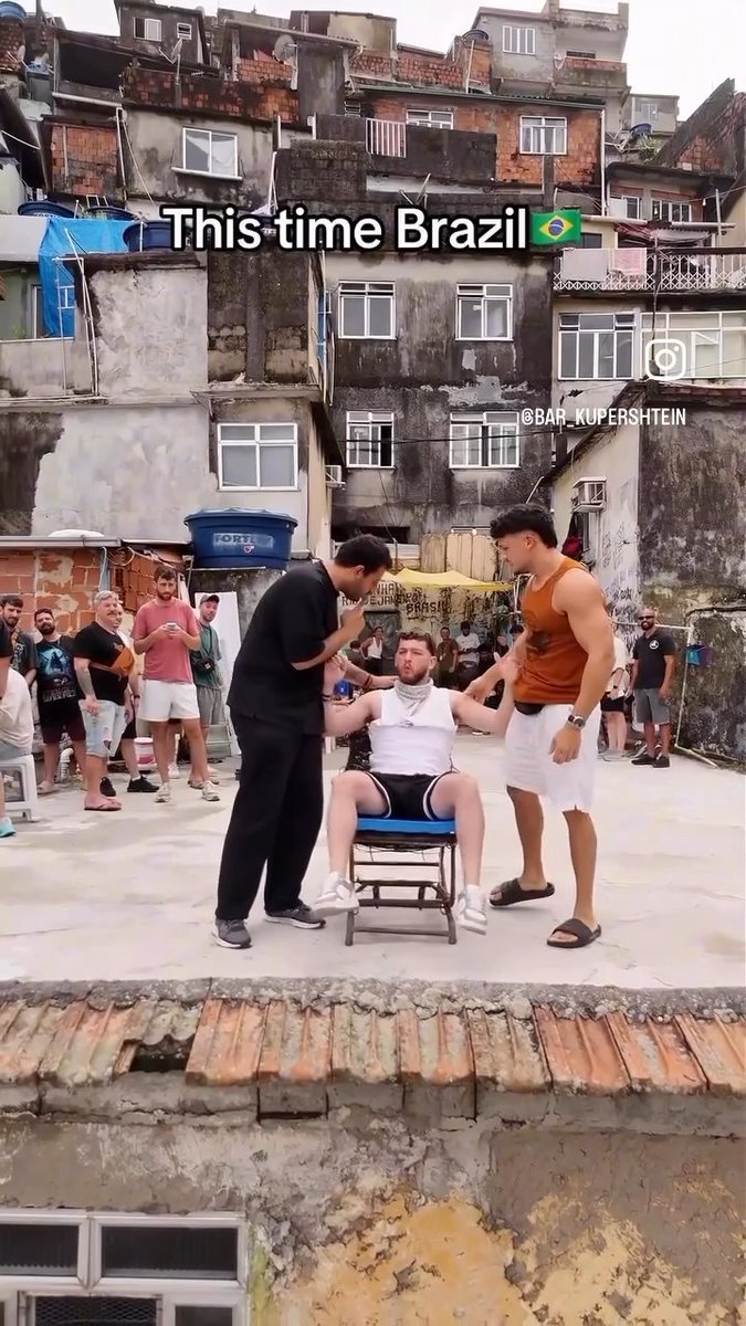 “Not again.” Exactly 4 months after his release, former hostage Bar Kupershtein celebrates his regained freedom in Brazil 🇧🇷 with a humorous video. Bar endured over two years of abuse in Hamas’ terror tunnels in Gaza. Yet he found the strength not only to survive, but to embrace life and even laugh about his kidnapping on Instagram. He is the living embodiment of true Israeli resilience 🇮🇱