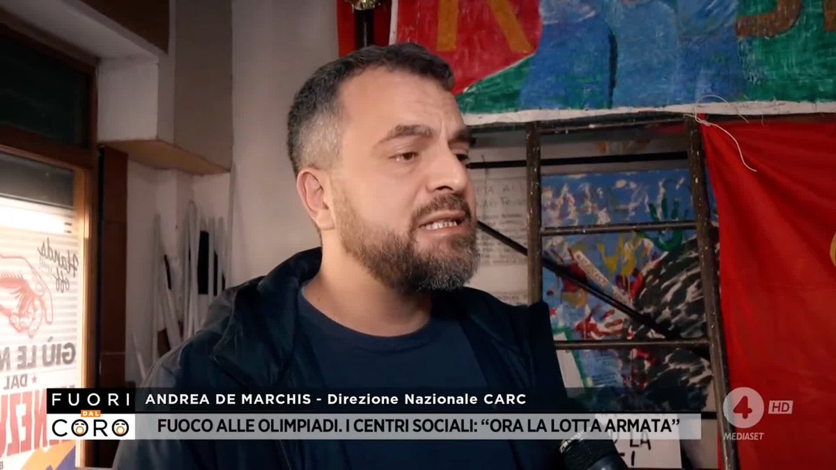 "Bisogna organizzarsi per prendere noi in mano questo Paese con ogni mezzo necessario e possibile e renderlo ingovernabile!" Andrea De marchi, direzione nazionale CARC #Fuoridalcoro