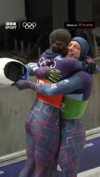 A brilliant and emotional moment for Tabby Stoecker and Matt Weston!
