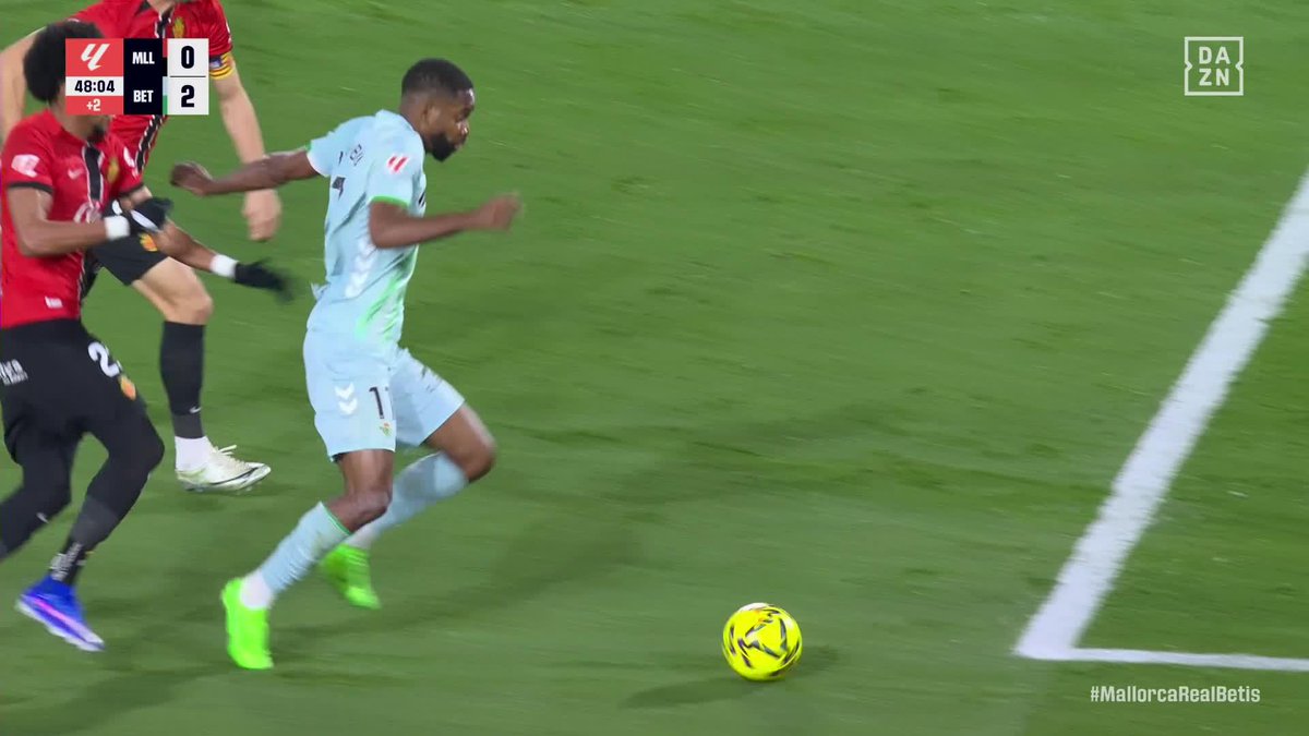 Estaba en la rampa de salida, pero en la de dar salida a las victorias del Betis 🪄 El gol de Bakambu con asistencia de Antony para darle tres puntos de oro a los verdiblancos 🟢⚪️ #LALIGAenDAZN ⚽️