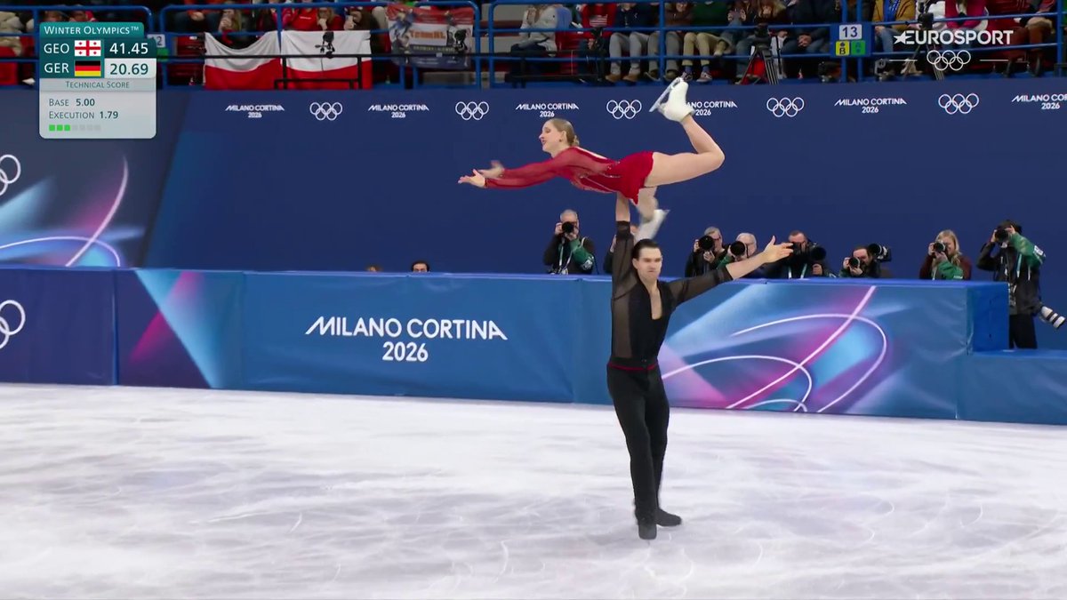 📌Ve gecenin en güzelleri; Minerva Fabienne Hase ve Nikita Volodin 🇩🇪 kusursuz performanslarıyla birinciliği aldılar... #MilanoCortina2026 | #FigureSkating #WinterOlympics #Olympics