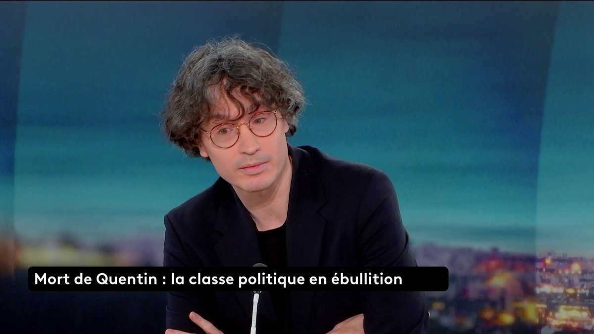 🔴 Violences politiques : "La non-violence est un principe fondamental de la gauche, il ne peut y avoir aucune ambiguïté là-dessus. La violence d’extrême droite progresse aussi en France et elle est consubstantielle à cette idéologie", note Mathieu Slama. #23hWeekEnd #canal16