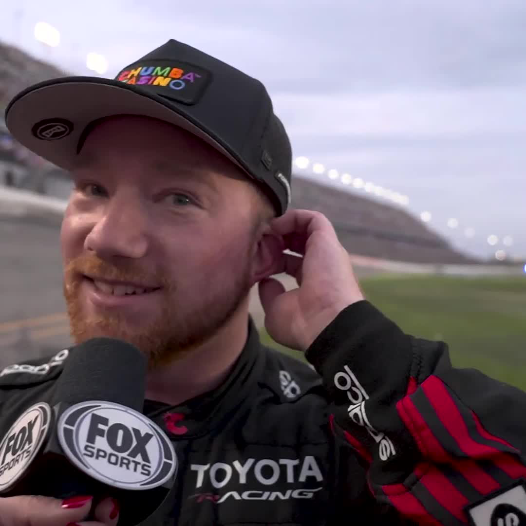 You better believe it, Tyler Reddick.
