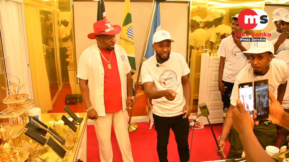I officially hosted digital influencers who joined National Economic Development Party (NEDP) waiting for more.