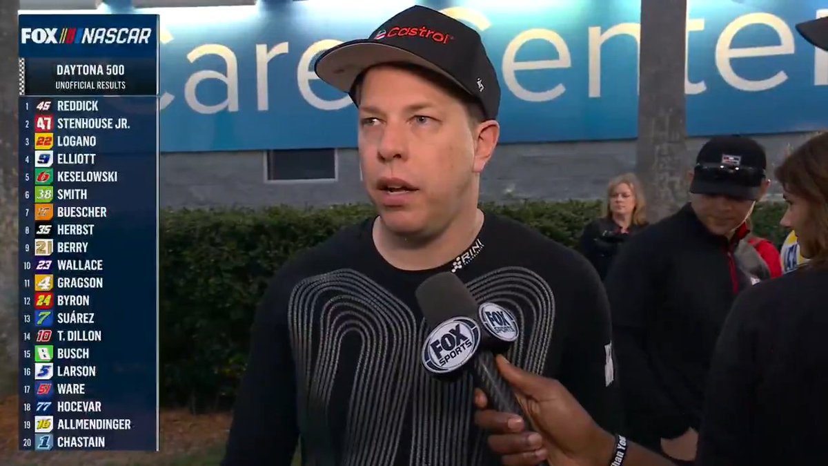 Brad Keselowski's thoughts on the final lap of the Daytona 500.