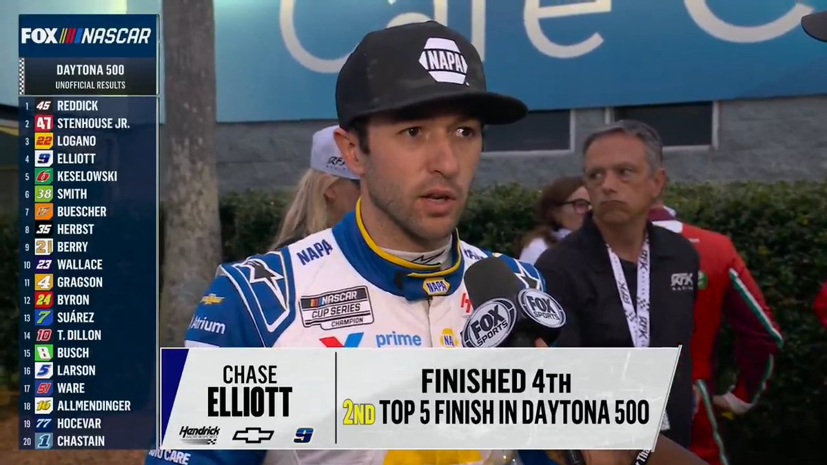 Chase Elliott was SO CLOSE to a Daytona 500 win.