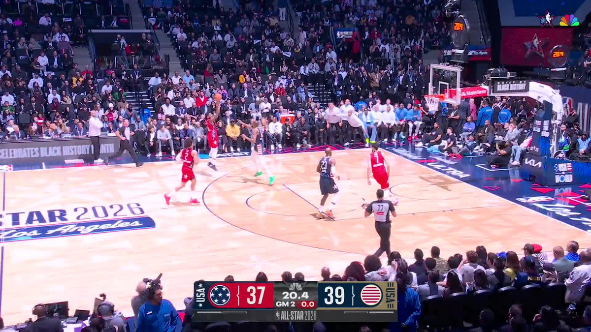 STEAL. TRIPLE IN TRANSITION. ANTHONY EDWARDS IS TAKING OVER.