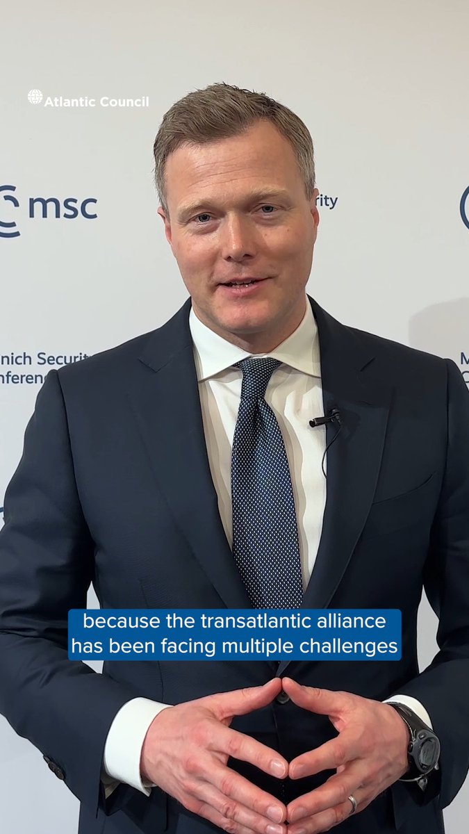 WATCH | 🇪🇺 European allies received reassurance from 🇺🇸 Washington this weekend about the future of the transatlantic alliance. But was it enough? Scowcroft Center’s Matthew Kroenig reflects on the outcomes from the Munich Security Conference Munich Security Conference: