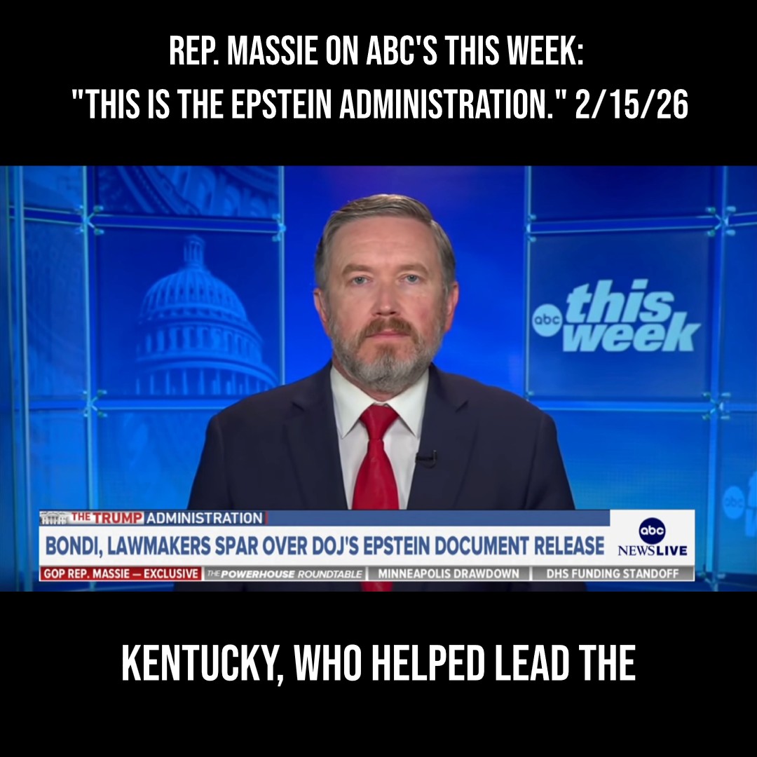 Her testimony on the Epstein files reveals that even Pam Bondi lacks confidence in Attorney General Pam Bondi. She wasn't confident enough to engage in anything but name-calling in response to questions. I appeared on This Week today to discuss this with Martha Raddatz.