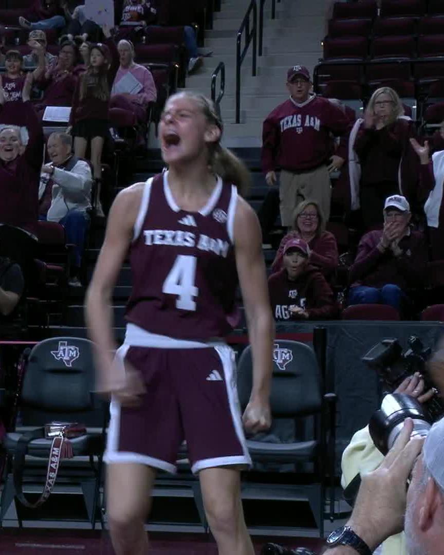 WE’LL TAKE ALLLLLL OF THIS ENERGY ⚡️ Texas A&M Women's Basketball x 📺 SEC Network