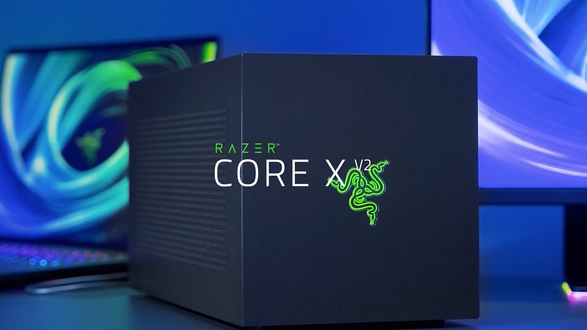Turn your Thunderbolt™ 5 laptop or USB4 device into a full-blown battlestation: The Razer Core X V2 unlocks desktop-class graphics with support for the latest NVIDIA and AMD GPUs, so you can dock in, power up, and push performance beyond portable.