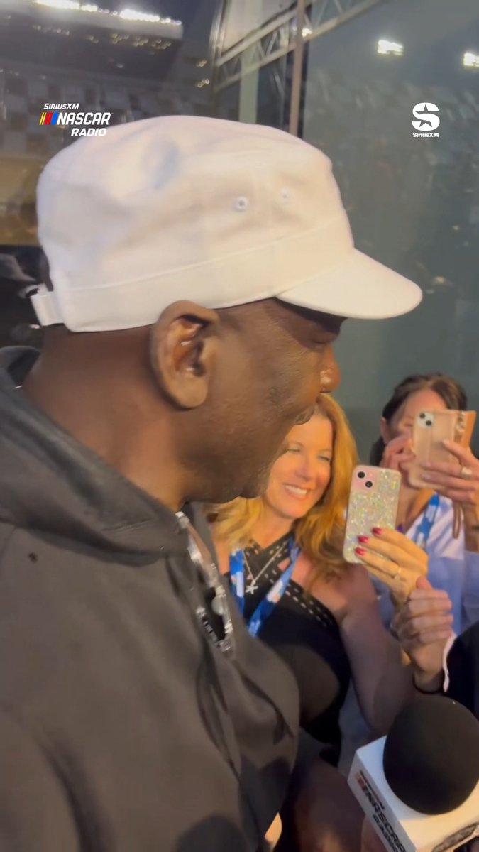 🏆 "I'm ecstatic, like you wouldn't believe." We caught up with 23XI Racing team owners Michael Jordan and Denny Hamlin in #DAYTONA500 Victory Lane 🥳 🏁 "It feels good to build a team like we have."