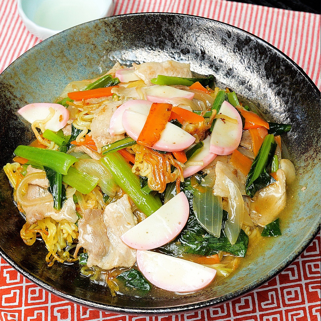 【あんが絡んで止まらない！】フライパンで本格！カリッ香ばしいあんかけ焼きそばの簡単レシピ Collaboration With DAIGOも台所 / Fried Noodles with Thick Sauce🤤♨️