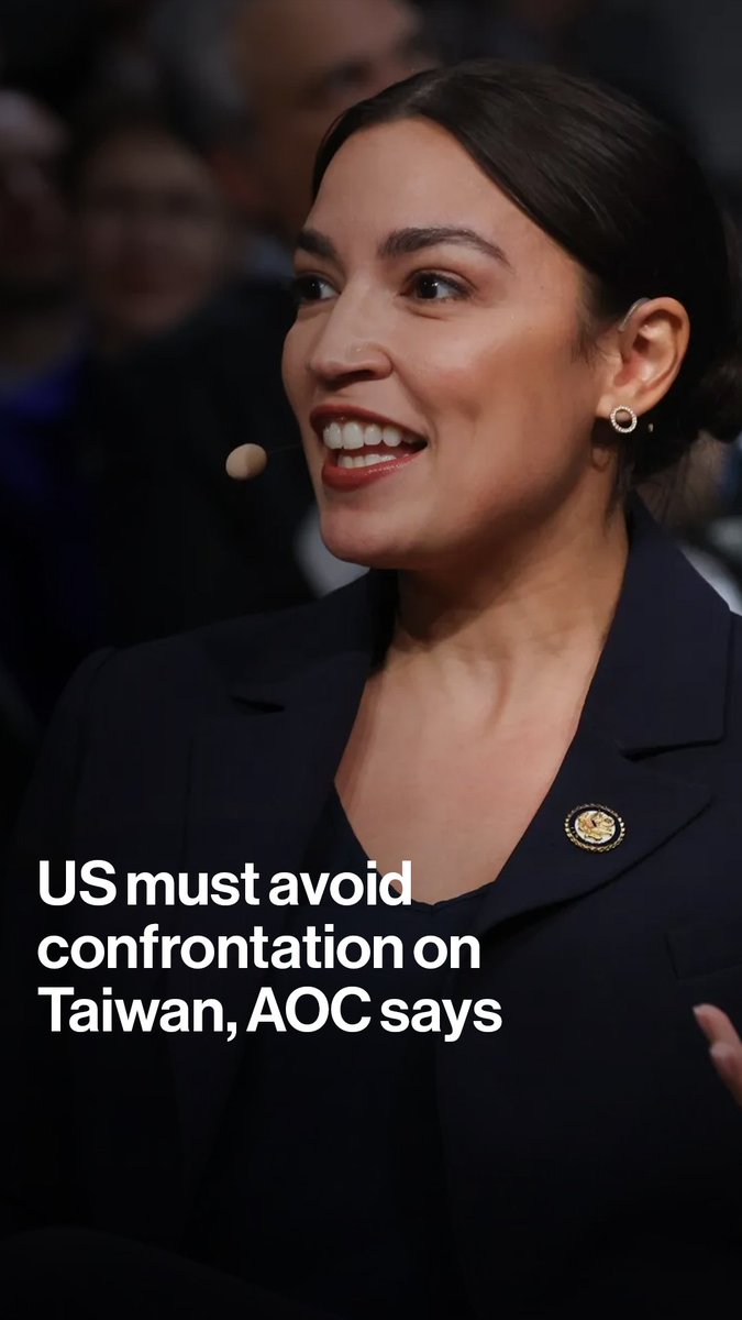 US Rep. Alexandria Ocasio-Cortez drew Republican criticism after briefly hesitating on whether the US should defend Taiwan if China attacked. Her advisers said she was being careful with her words. Read the full story here: