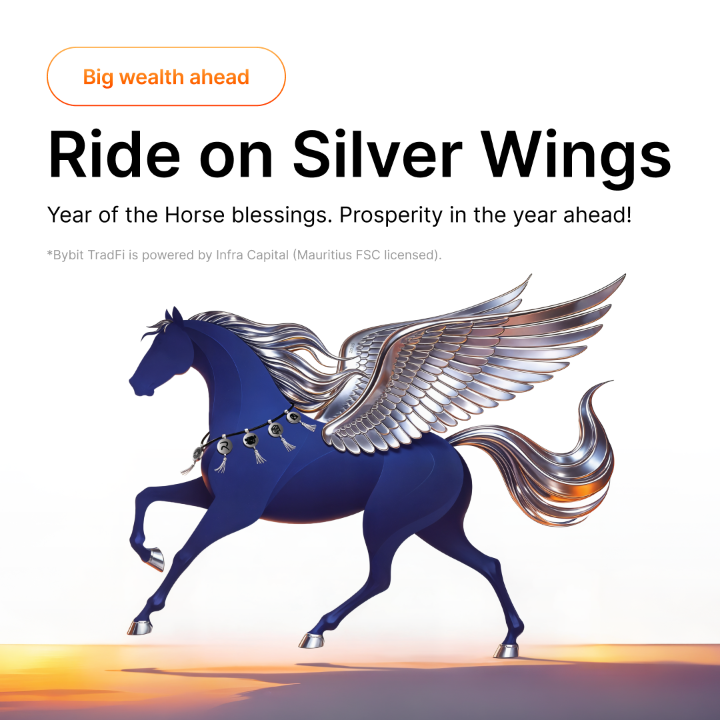Happy Chinese New Year 🐎✨ Ride into a prosperous Year of the Horse with Bybit TradFi and explore new opportunities ahead. Explore TradFi: