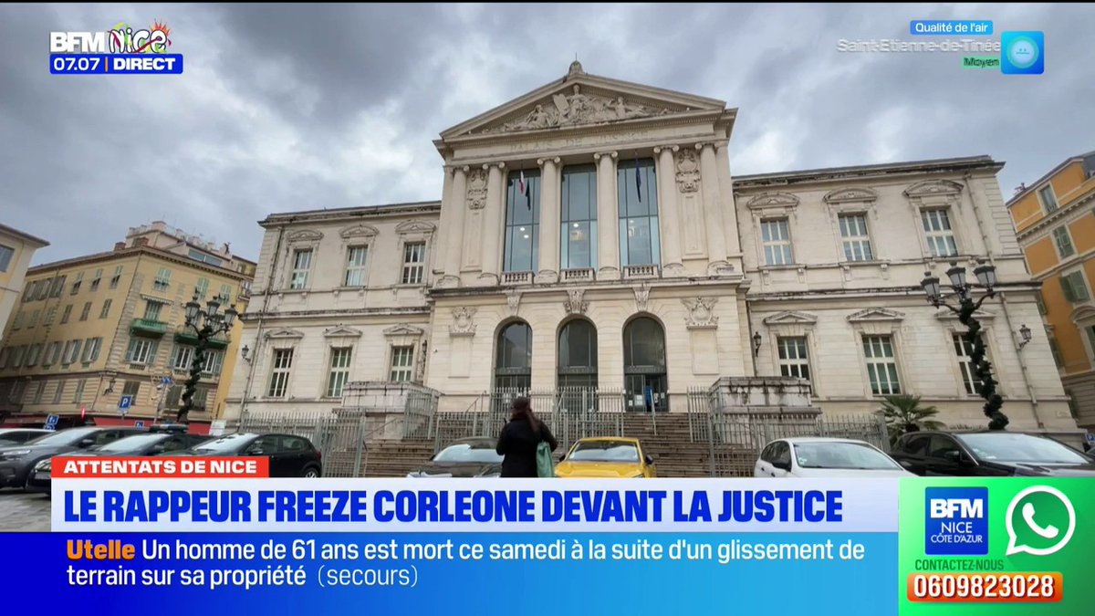 Le rappeur Freeze Corleone comparaît devant le tribunal correctionnel de Nice
