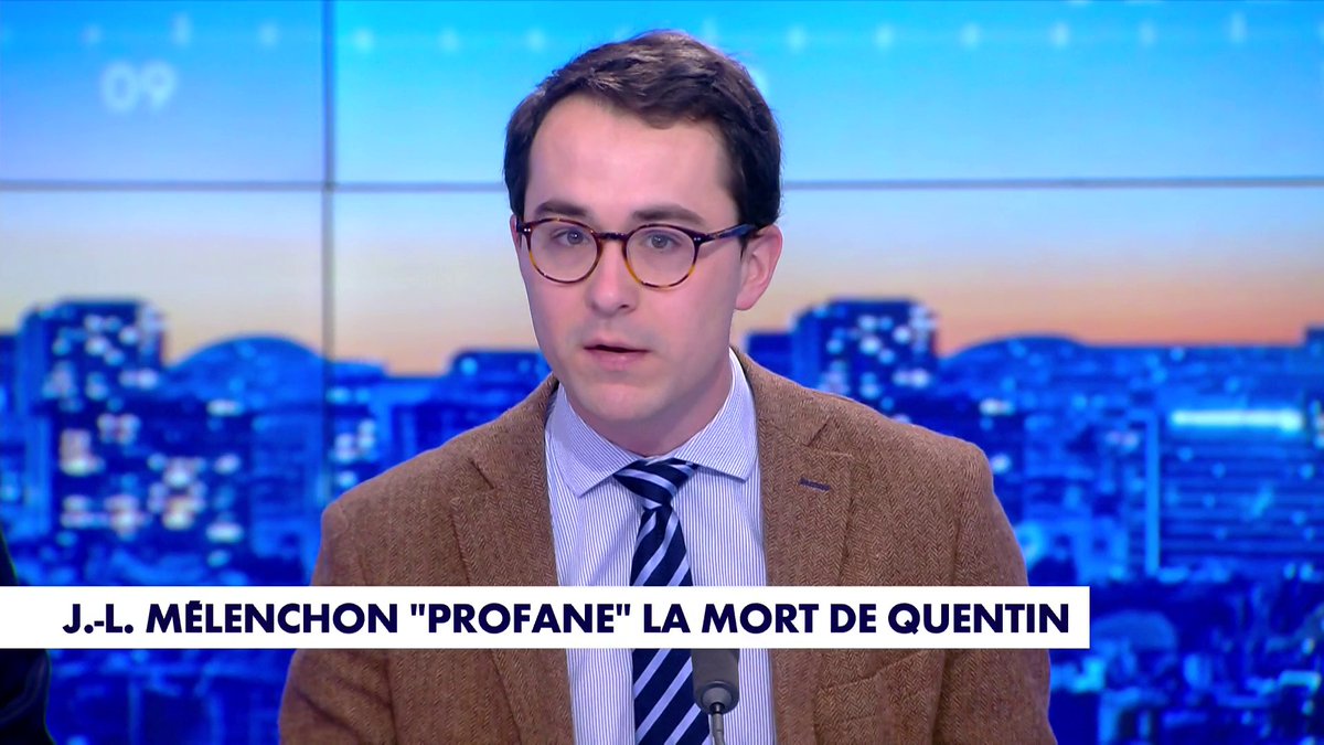 L'édito de Paul Sugy : «Jean-Luc Mélenchon "profane" la mort de Quentin» dans #LaMatinale