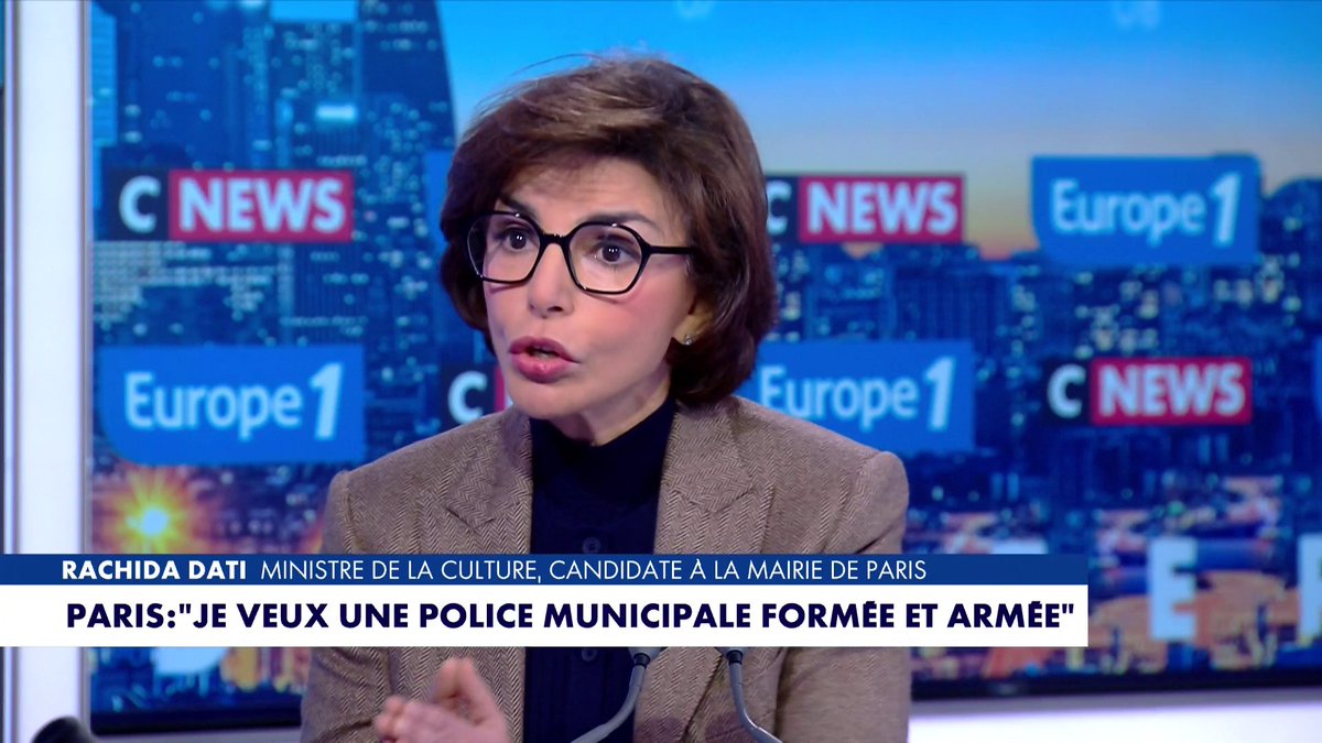 Rachida Dati fait part de ses mesures pour lutter contre l'insécurité dans la capitale : «Je doublerai le nombre de caméras de vidéoprotection à Paris», annonce-t-elle dans #LaGrandeInterview