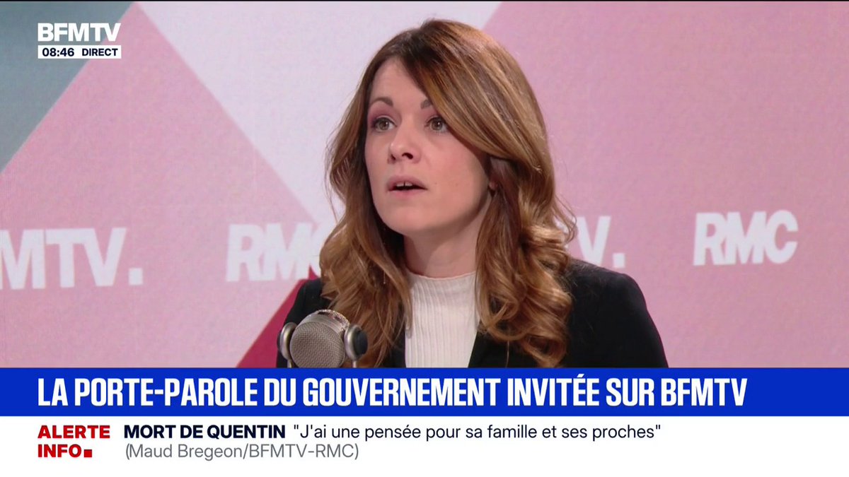 Présidentielle 2027: "Il faut un candidat unique de la droite et du centre dès le premier tour" Maud Bregeon "refuse de laisser aux Français le choix d'un second tour entre LFI et le RN" pour la présidentielle 2027