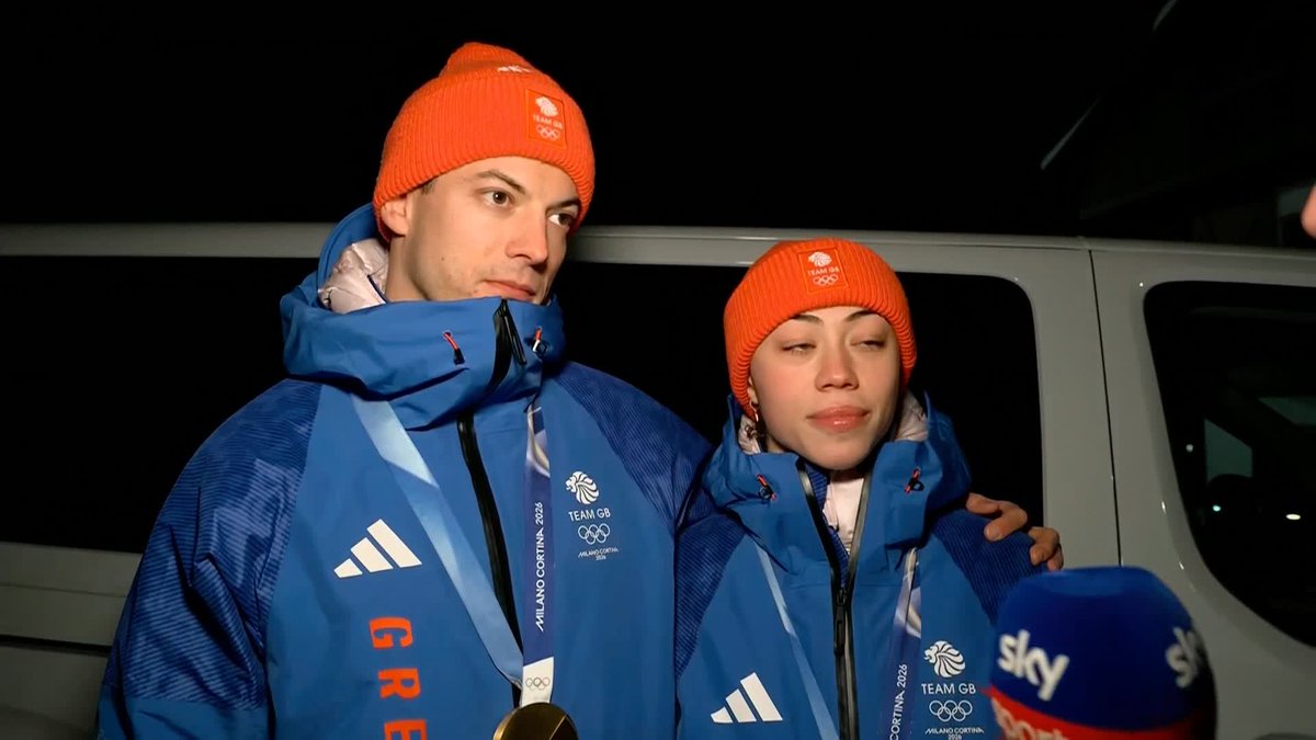 "Every time you break a track record you have to buy a crate of beers for the track workers" 😳 Team GB's Matt Weston reveals breaking five track records at this year's Winter Olympics could be a costly achievement 😅