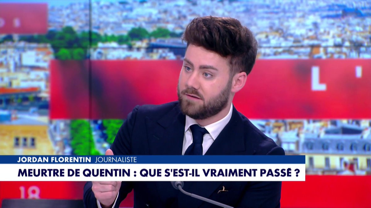 Mort de Quentin : « Une rixe, ça implique que les deux côtés soient partie prenante et s’affrontent. Là, on n’est pas dans ce cas de figure », estime le journaliste Jordan Florentin Jordan Florentin #HDPros Pascal Praud #Europe1