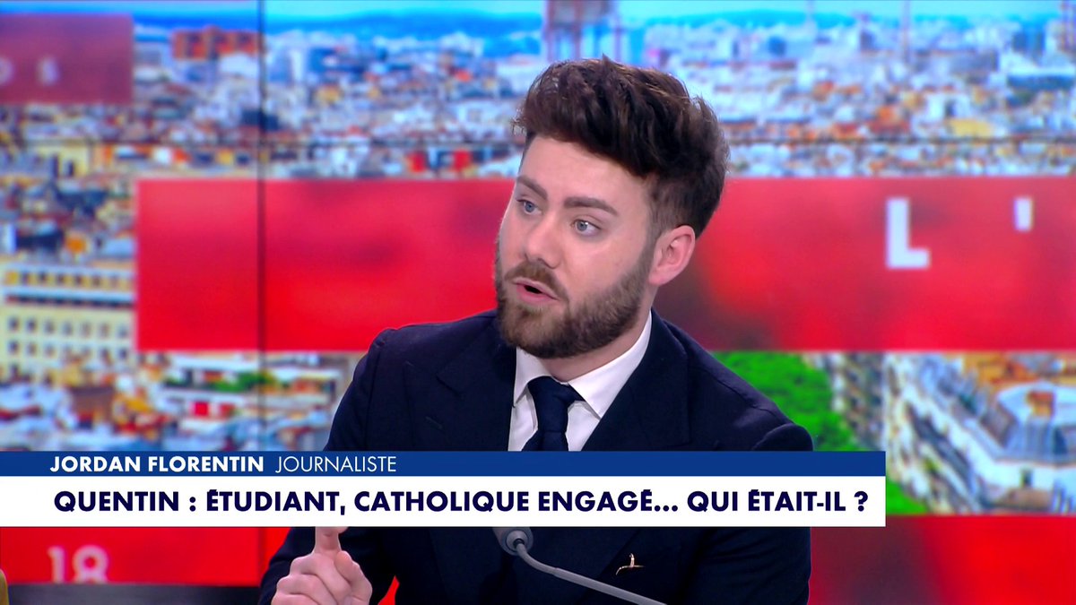 Le journaliste Jordan Florentin rappelle que «Quentin était quelqu'un de bon et de bienveillant», dans #HDPros