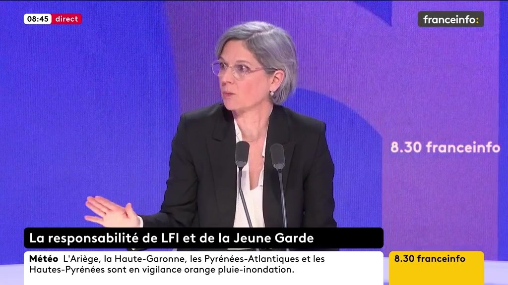 🔴La responsabilité de LFI ➡️"Ils sont victimes d'une espèce de cabale incroyable alors que là, ils n'y sont pour rien dans cette affaire. C'est-à-dire que LFI n'est pas responsable de la situation que nous avons vécue à Lyon, aussi dramatique cela soit-il", dit Sandrine Rousseau
