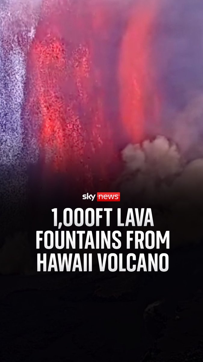 One of the world's most active volcanoes, Mount Kilauea in Hawaii, has erupted, sending fiery fountains of lava and hot ash high into the sky. Watch more videos here: