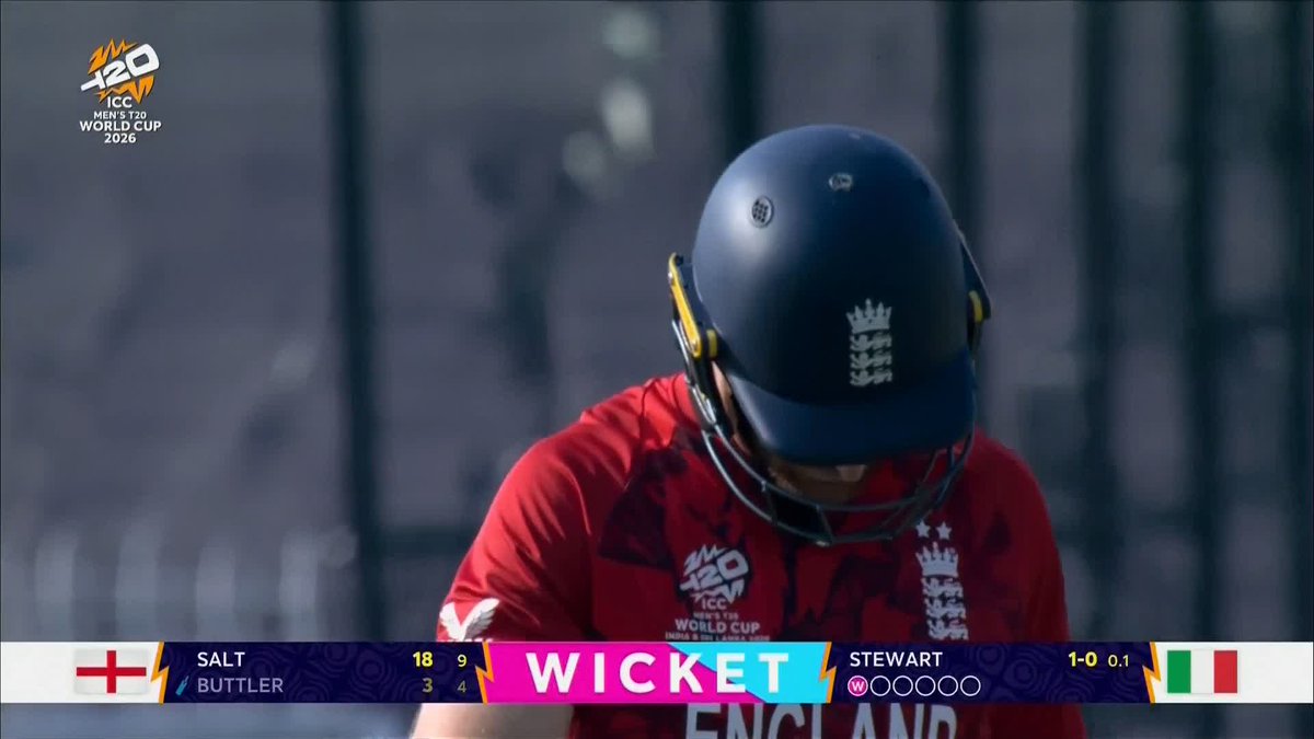 A huge wicket for Italy as Buttler departs ‼️