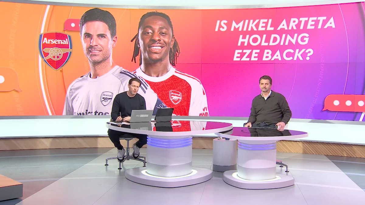 "It's similar to the Jack Grealish situation at Man City" 🗣️ Tim Sherwood on whether Mikel Arteta is holding back Eberechi Eze at Arsenal 🔴