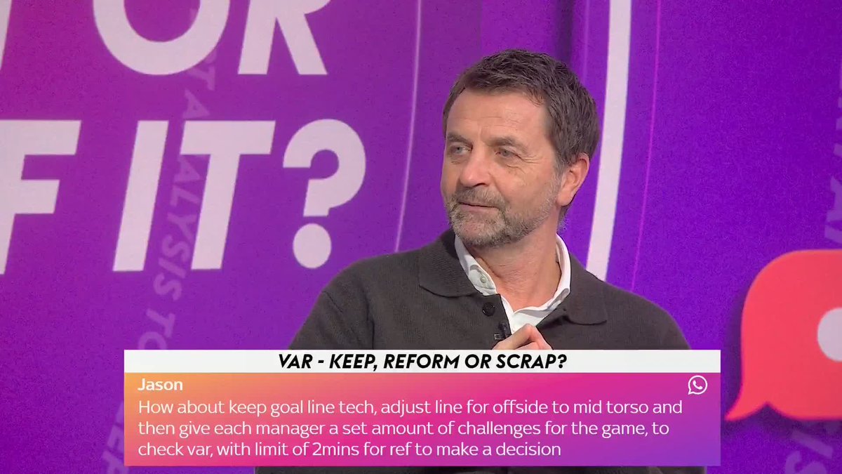Should VAR be kept, reformed or scrapped altogether? Tim Sherwood shares his thoughts… 💭