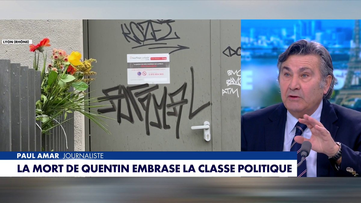 Le journaliste Paul Amar s'exprime au sujet de la mort de Quentin, dans #MidiNews
