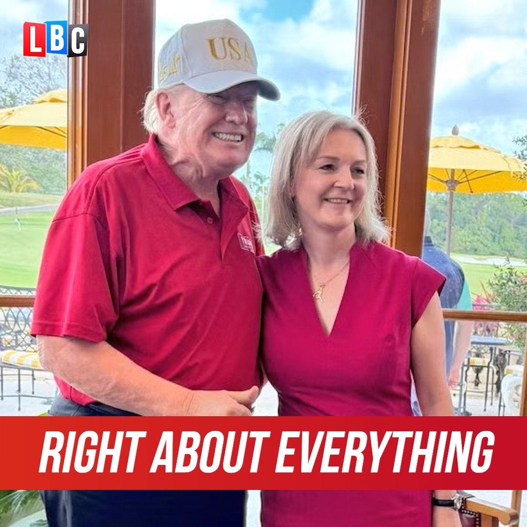 "What on earth is wrong with Liz Truss?" James O'Brien can't fathom what the former prime minister was thinking after posting a picture alongside Donald Trump with the caption 'Right about everything'.
