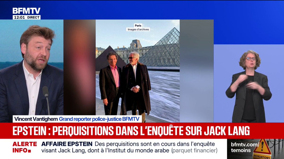 🚨ALERTE INFO Des perquisitions sont en cours dans le cadre de l'enquête pour blanchiment de fraude fiscale aggravée suite aux dossiers Epstein visant Jack Lang. Sans nous tous, sur les réseaux sociaux, tout cela n’aurait jamais eu lieu.
