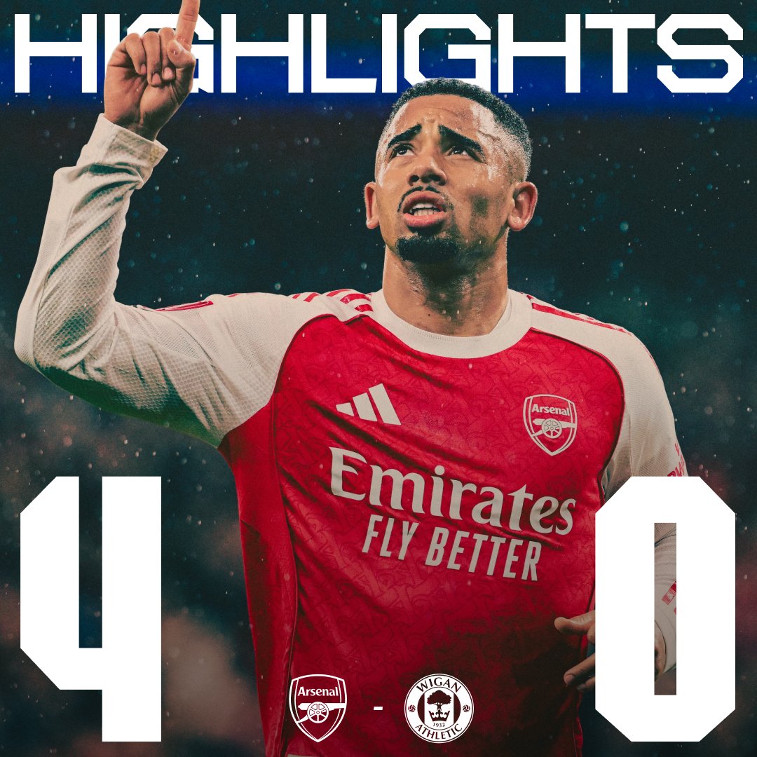 Job done in N5 ✅ Watch highlights from our 4-0 win against Wigan Athletic 📺