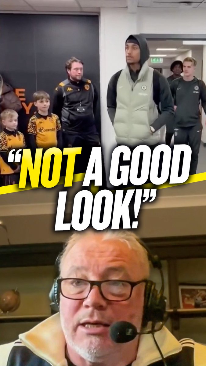 😤 "Do not bat an eyelid!" 😬 "Not a good look!" Jeff Stelling &amp; Ally McCoist react to the Chelsea squad ignoring the Hull City mascots!