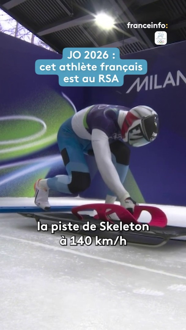🇫🇷🇮🇹 FLASH | "J’ai fait du bâtiment, du paysagisme". Lucas Defayet, 28 ans et seul représentant français du Skeleton aux JO, vit au RSA pour se consacrer à son sport. Il est aidé par sa fédération et ses sponsors.