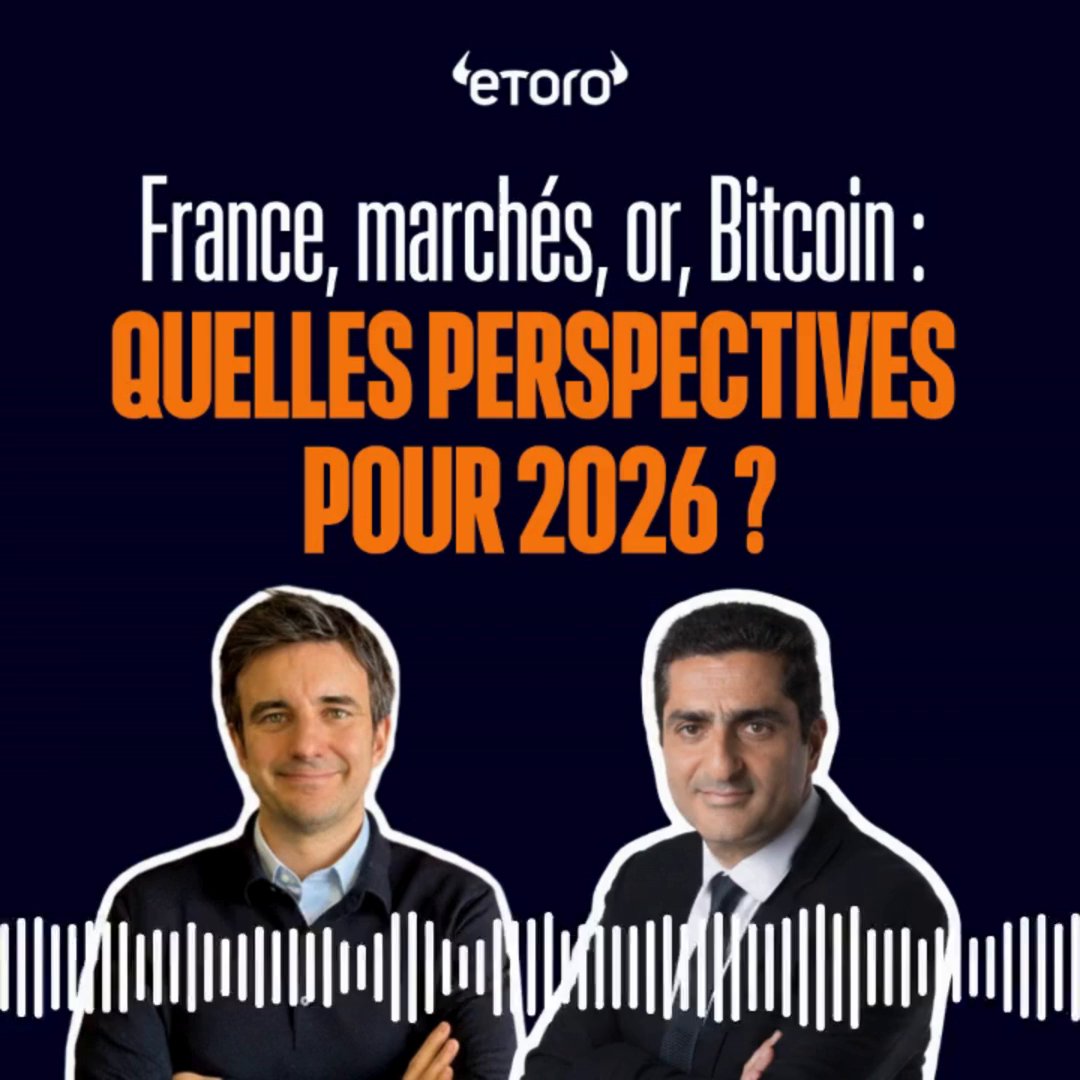 Croissance mondiale, dette française, or & Bitcoin… comment anticiper 2026 ? Marc Touati et Antoine Fraysse-Soulier décryptent les marchés sans filtre pour vous aider à ajuster votre stratégie. Replay ici 👇