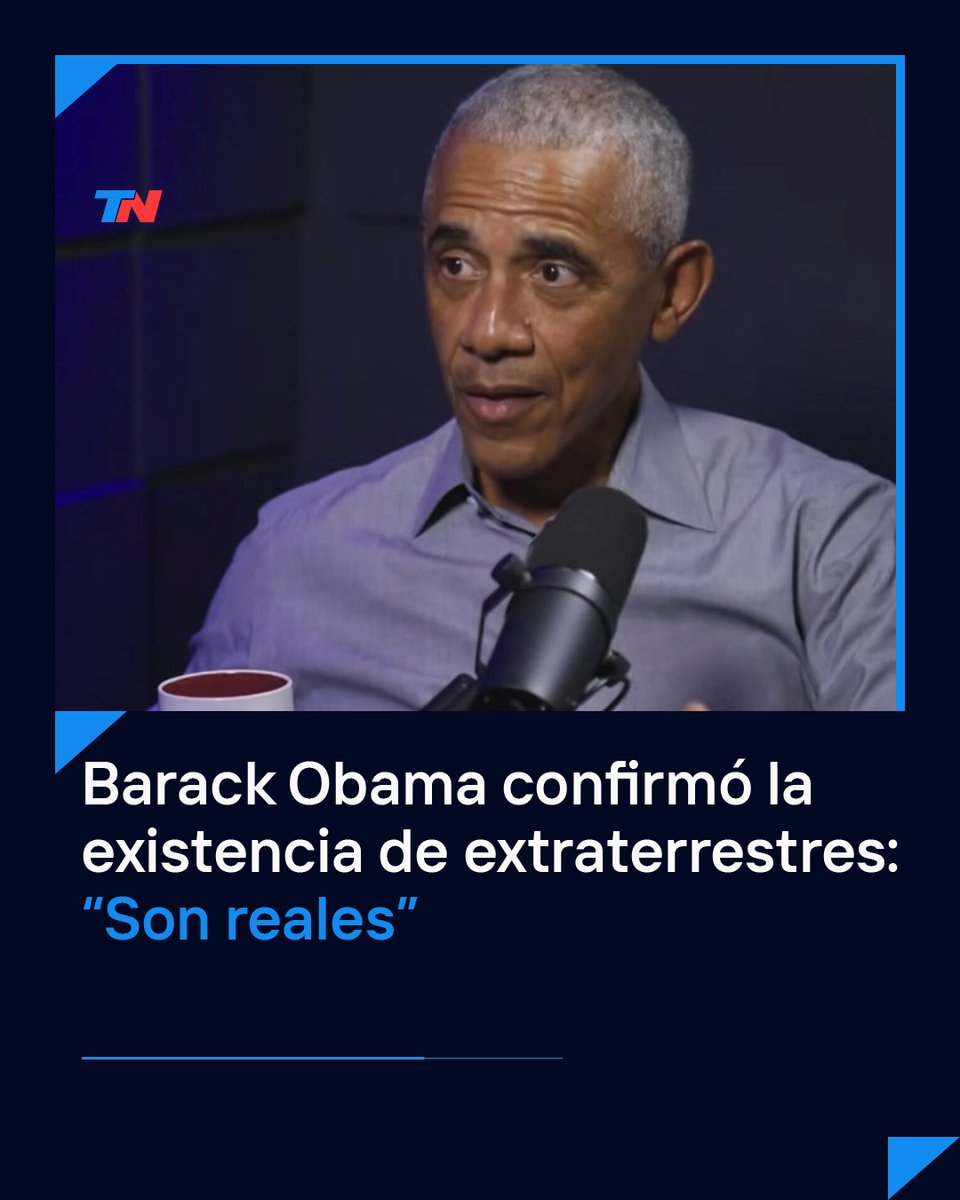 El expresidente de EE.UU. Barack Obama brindó una entrevista y confirmó la existencia de los extraterretres: “Son reales”