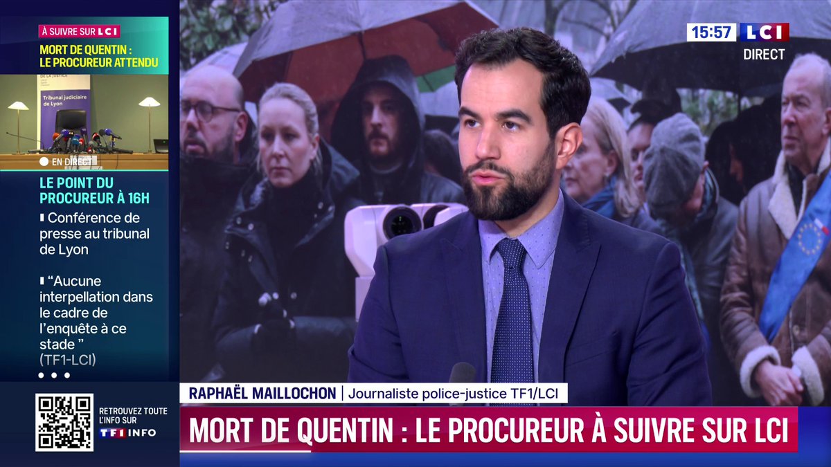 🔴 Mort de Quentin, 23 ans 🗣️ "Au moins 5 personnes soupçonnées d'avoir pris part au lynchage ont été identifiées" : Raphaël MAILLOCHON 📺 LCI Direct présentée par Marie-Aline MELIYI