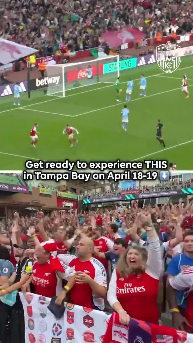 We’re running it back with Man City 🆚 Arsenal at the next Premier League Fan Fest in Tampa Bay, April 18-19 👀 Pre-register now: