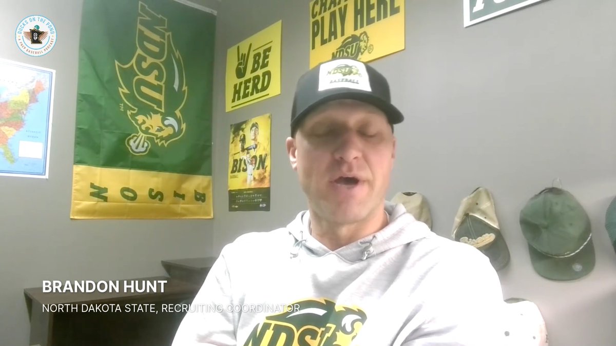 #𝐃𝐮𝐜𝐤𝐬𝐎𝐧𝐓𝐡𝐞𝐏𝐨𝐧𝐝: 𝘉𝘳𝘢𝘯𝘥𝘰𝘯 𝘏𝘶𝘯𝘵 On the latest episode we sit down with Brandon Hunt, assistant coach and recruiting coordinator for the NDSU Baseball. They break down the upcoming season, recruiting challenges in the Dakotas, the changing college baseball landscape, transfer portal impact, and how NDSU develops players for high-level competition. 🟢 🍎 Prep Baseball | Andy Judkins | Brandon Hunt