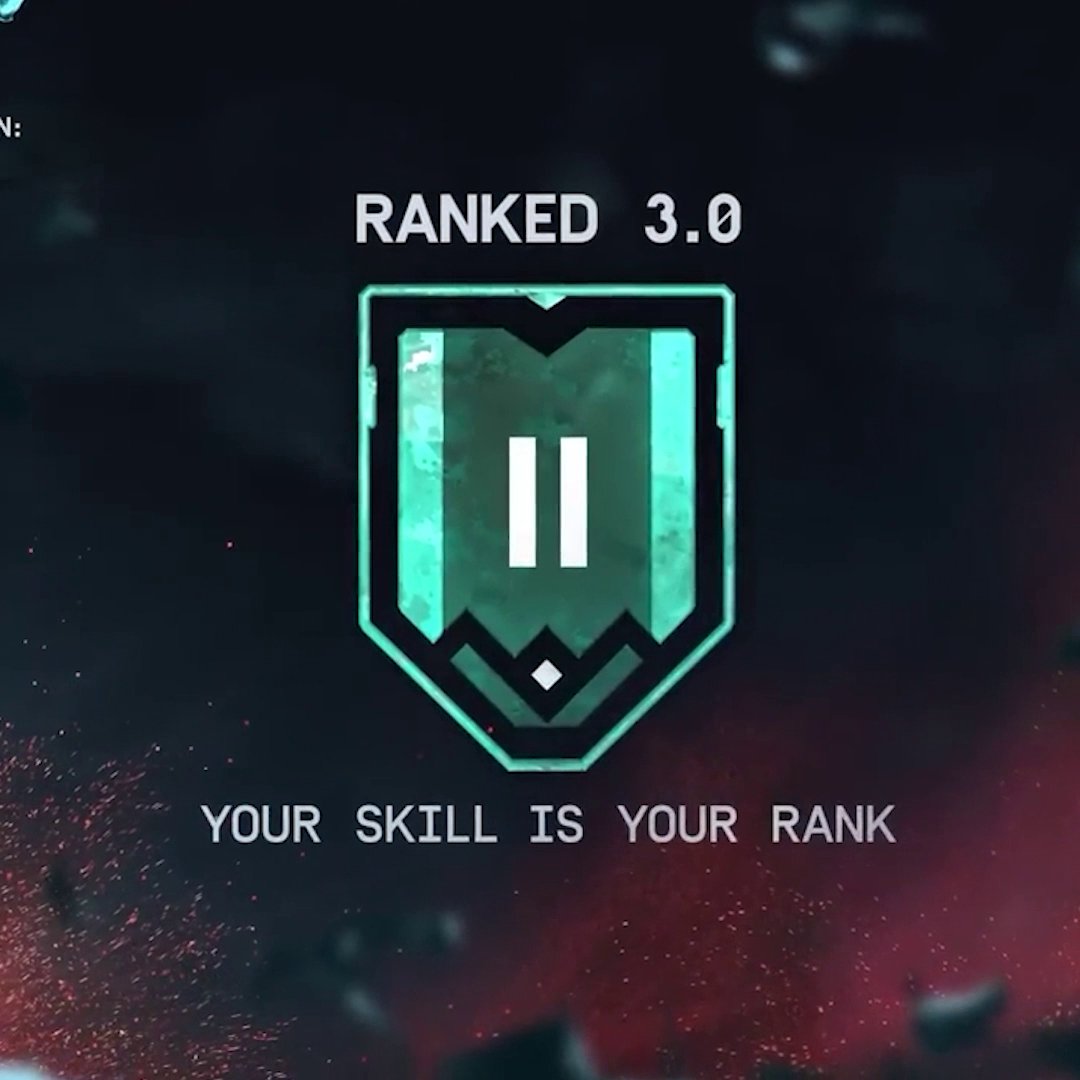 RANKED 3.0 will release in Y11S2! 🎖️ Your skill is your Rank ⚔️ Placement matches return 🚫 No hidden MMR