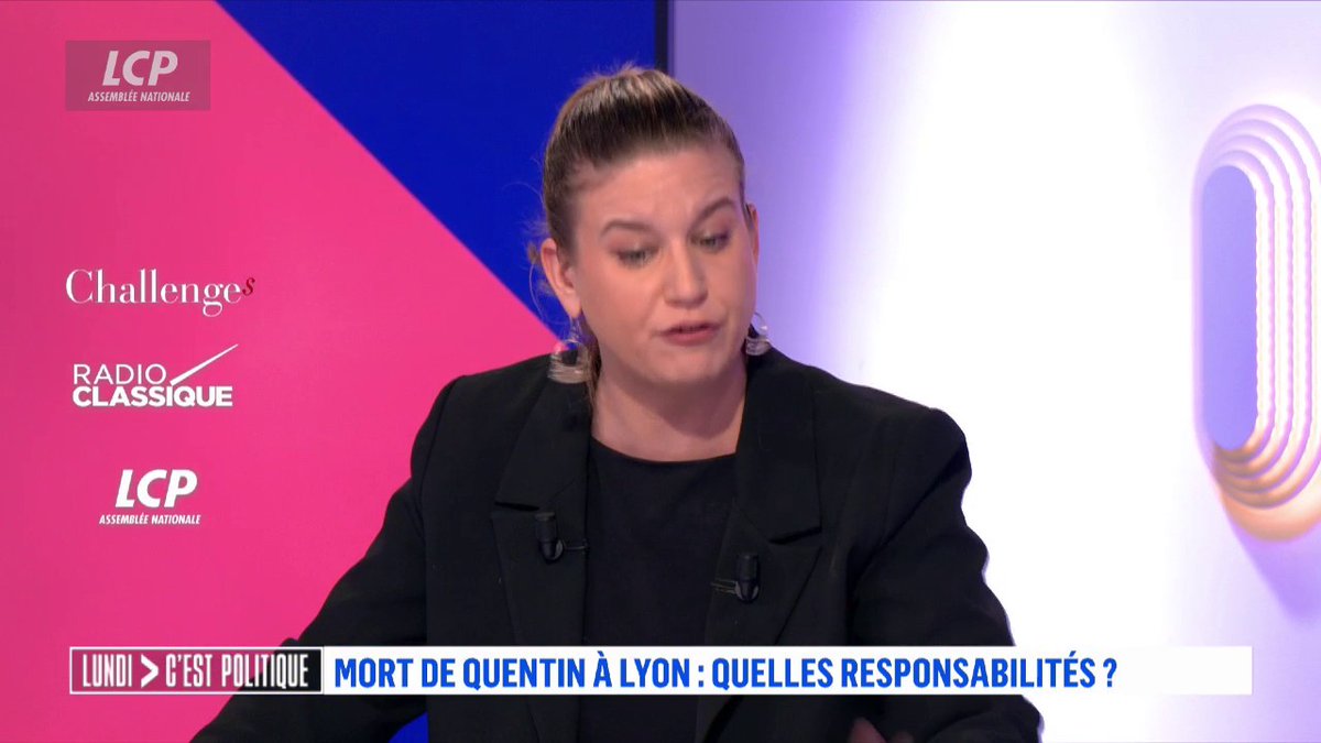 Mort de Quentin à Lyon : "Il y a des gens qui ont été assassinés dans ce pays par l'extrême droite, sur lesquels aucun média n'a jamais eu un mot", affirme Mathilde Panot. #LCPol