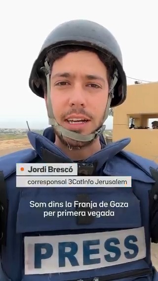 3Cat entra per primer cop a la Franja de Gaza en unes visites guiades de l'exèrcit israelià, l'única manera dels periodistes d'accedir a la Franja. Ho explica Jordi Brescó