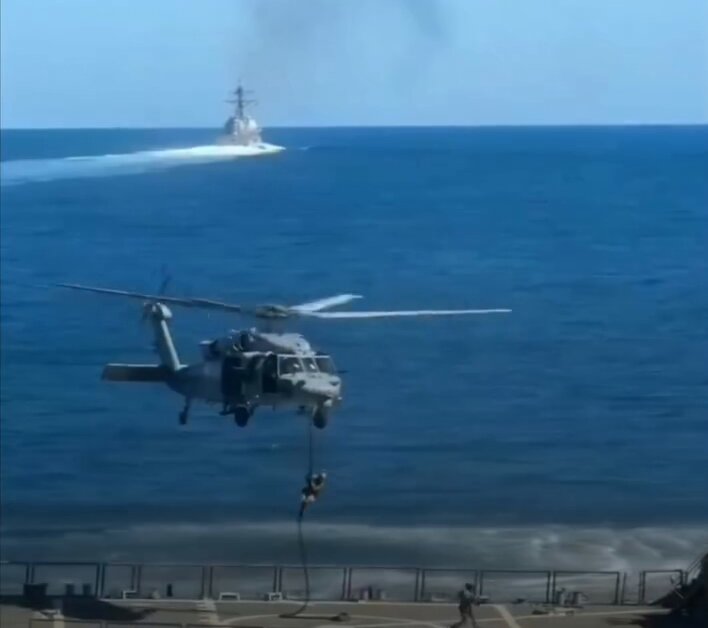 U.S. forces captured a Russian-flagged oil tanker just before a Russian warship and submarine could respond.