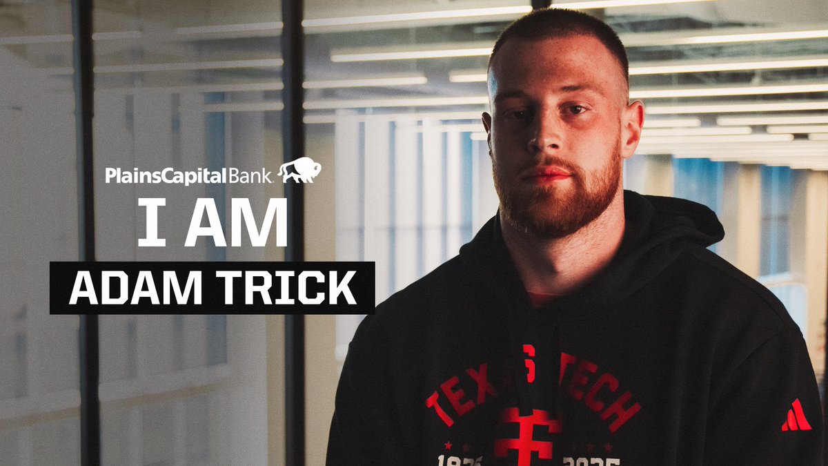 He had the third-most QB pressures in college football last season. I Am: Adam Trick 🎬 Adam Trick | PlainsCapital Bank